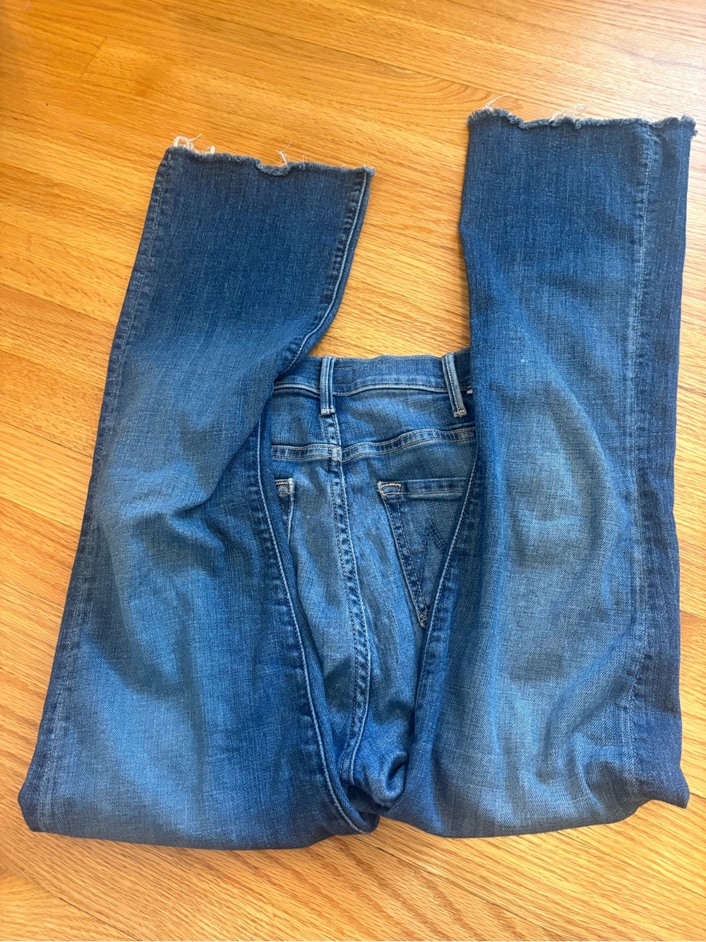 Mother The Hustler Ankle Fray Jeans - Picture 2 of 6